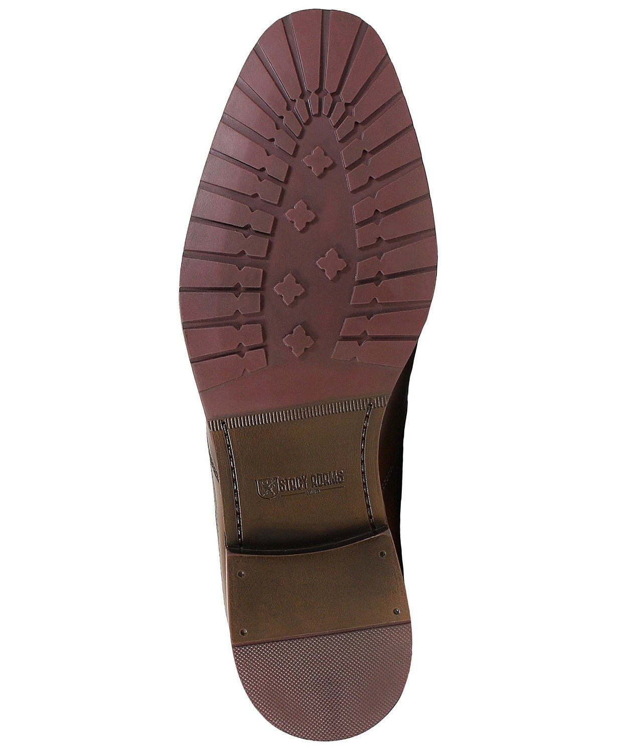 Stacy Adams Men's Robeson Oxfords Dress Shoes Brown Leather Size 7.5