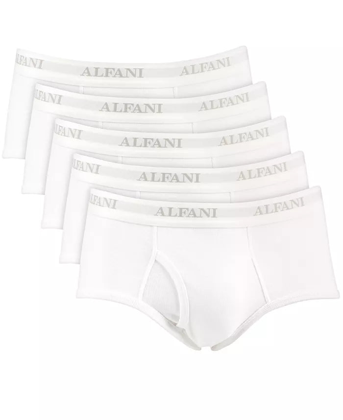 Alfani Mens 5-Pk. Briefs Color Bright White Size XL