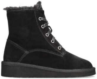 STYLE & CO WOMENS ABBBAA COLD WEATHER LACE-UP BOOTS Color Black SIZE 8M