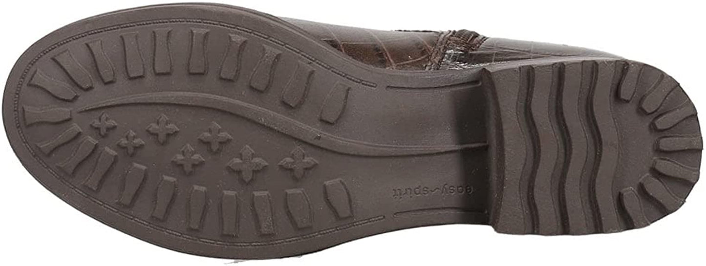Easy Spirit Women's Rae Ankle Boot Color Brown-croc Size 8M