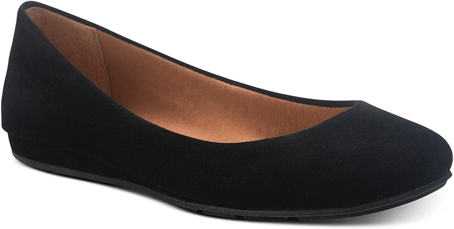 Sun + Stone Eliana Flats Black Micro Size 9.5W