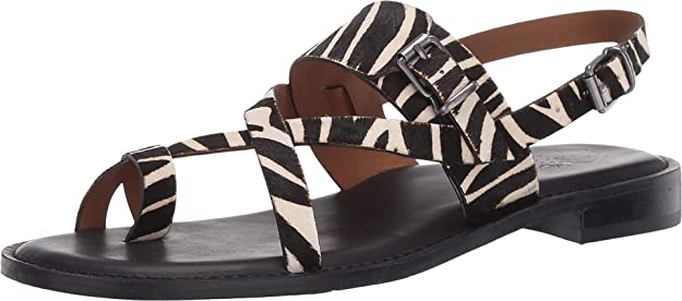 Patricia Nash Womens Fidella Slingback Sandals Color Black/White Size 6M