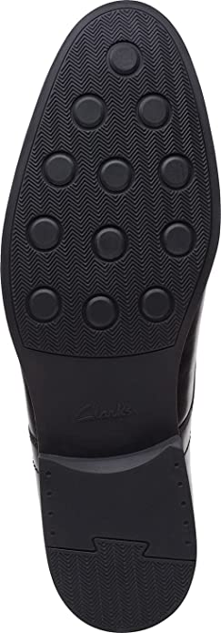 Clarks Men's Whiddon Pace Oxford Color Black Leather Size 10.5M