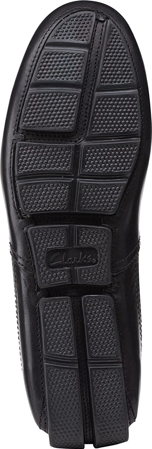Clarks Men’s Markman Plain Loafer Color Black Leather Size 8M