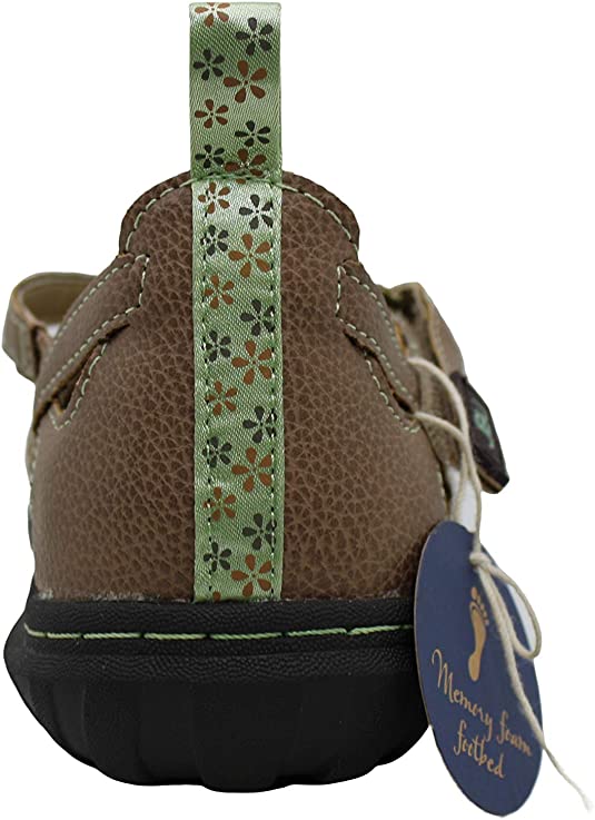 JSport Jambu JBU Rosie Fabric Closed Toe Walking Ankle Strap Size 8M
