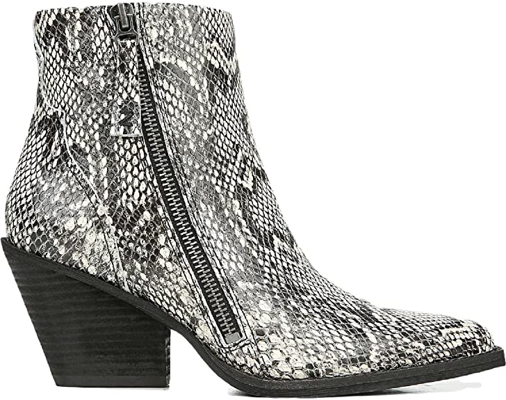 ZODIAC Women's Ramona Snake Print Leather Booties Color Snake Size 6.5M