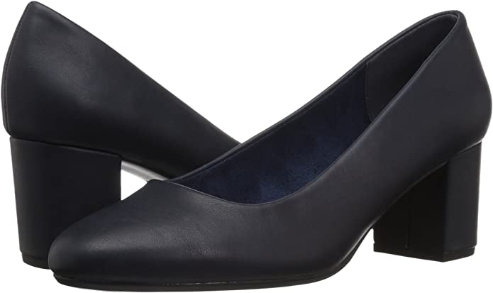 Easy Street Women's Proper Dress Pumps Color Navy Size 7M