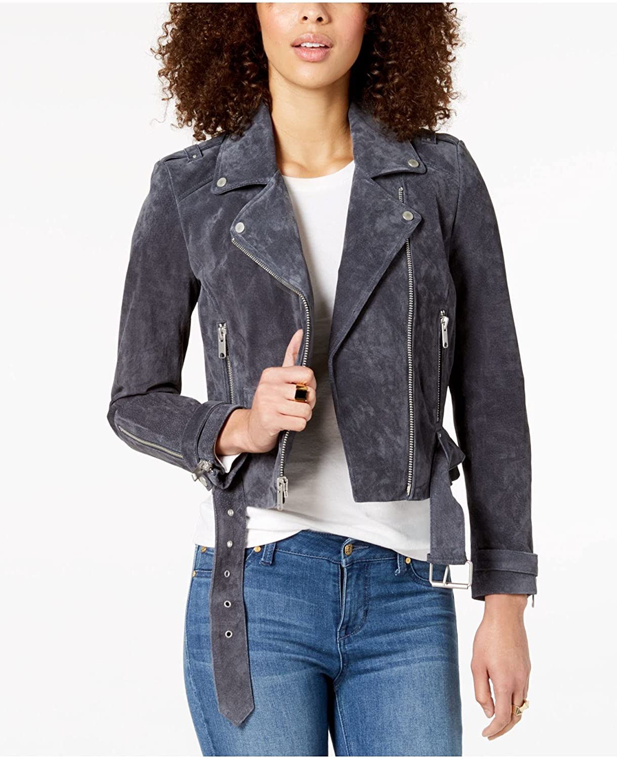 Marc York By Andrew Marc Women's Large Moto Jacket MW8A1645 Size L