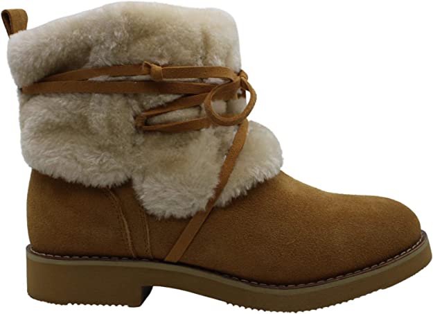 Style & Co Women's Zijune Leather Closed Toe Ankle Boot Color Cinnamon Size 7M