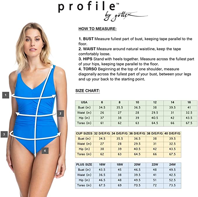 Profile by Gottex Women's Bandeau Flyaway One Piece Swimsuit Color Tropicana Multi Size 8