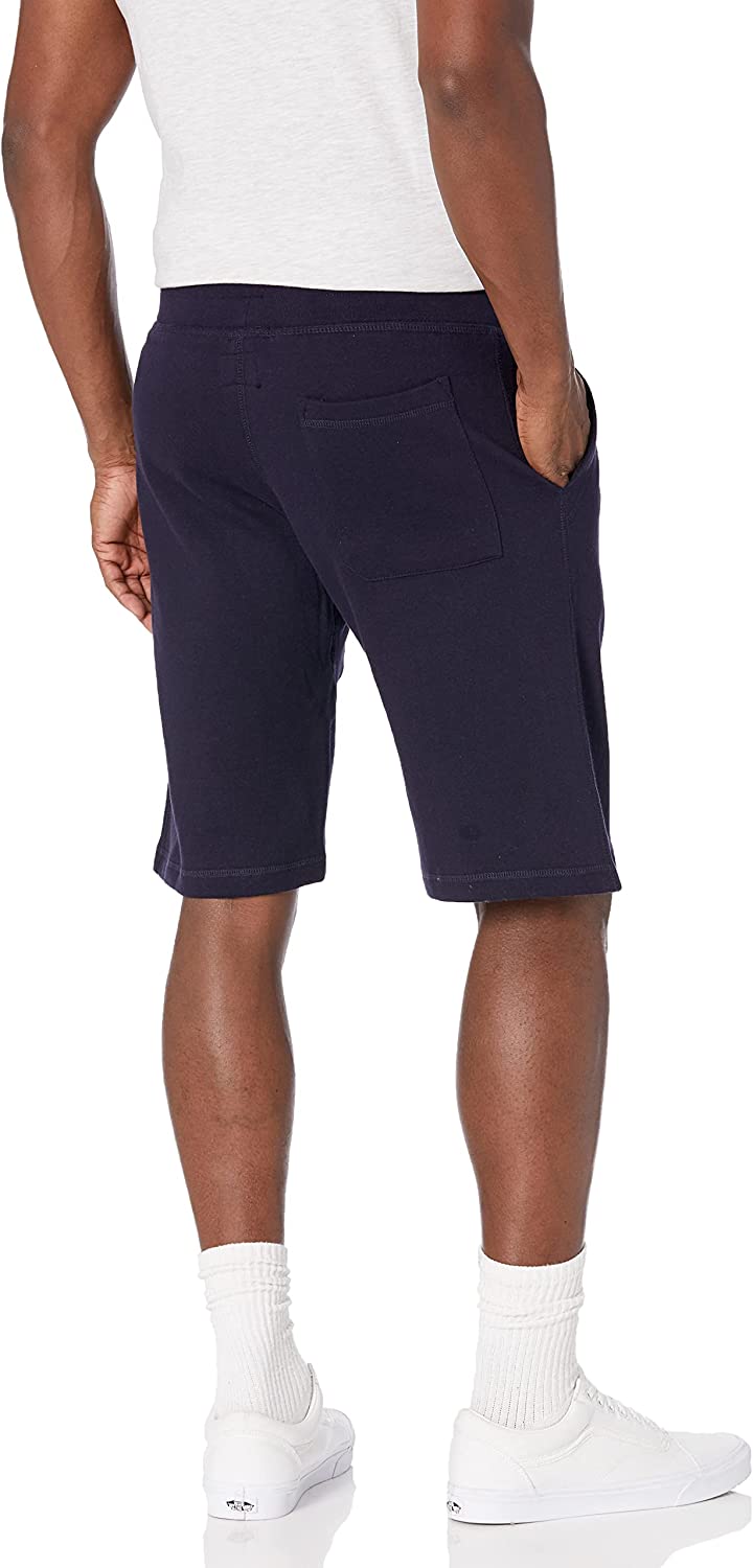 Quiksilver Men's Town Hall Fleece Shorts Color Navy Blazer Size S