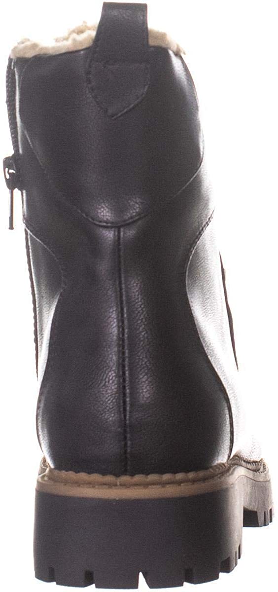 Style & Co Morggan Lace-Up Combat Booties Color Black Size 8M