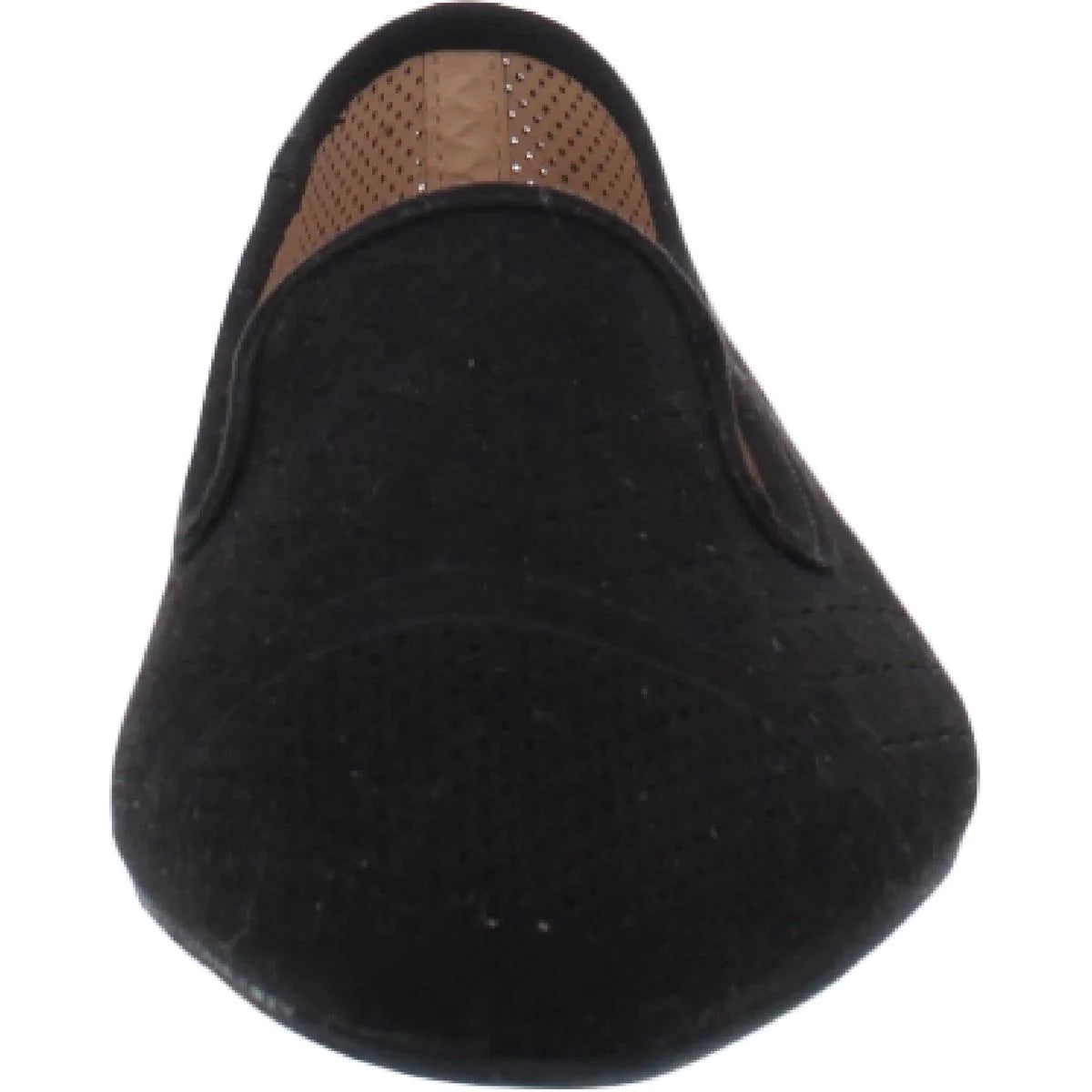 XOXO VANCE WOMENS FAUX SUEDE SLIP ON FLATS COLOR Black Size 5.5M