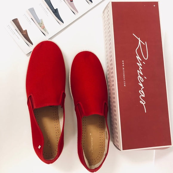Rivieras Men’s Classic 10 Rouge Slip-On Sneakers Style 1003 Size 9.5