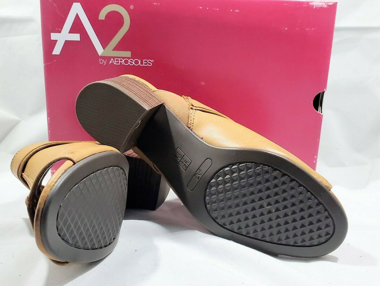 A2 by Aerosoles Mid West Mule Color Dark Tan Size 7.5M