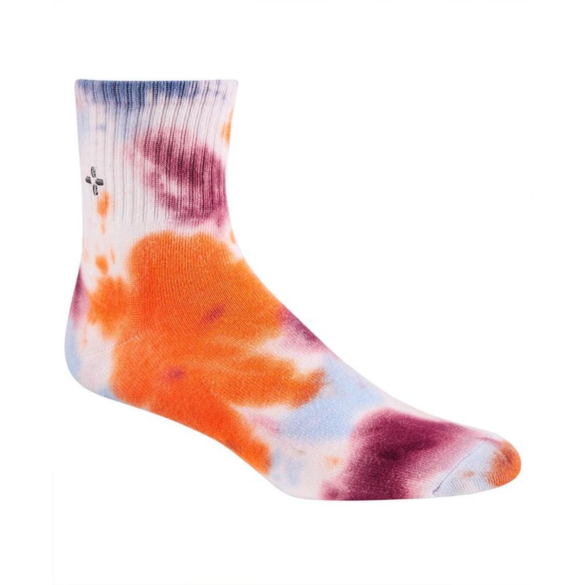 Sun Stone Mens Novelty Half Calf Socks Color Tie Dye ONE SIZE