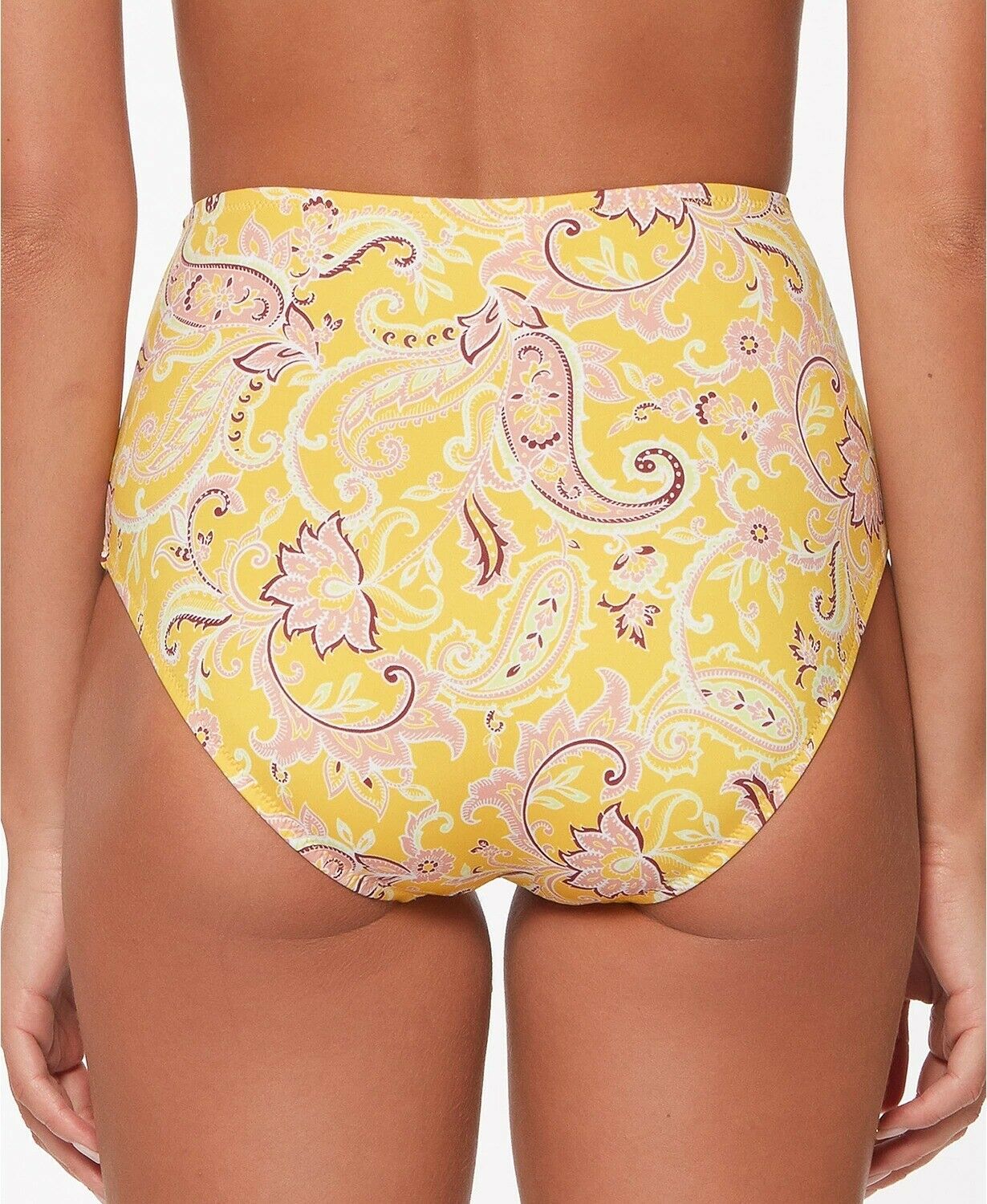 Sanctuary Divas in the Detail High-Rise Bikini Swim Bottom Color MANGO Size S