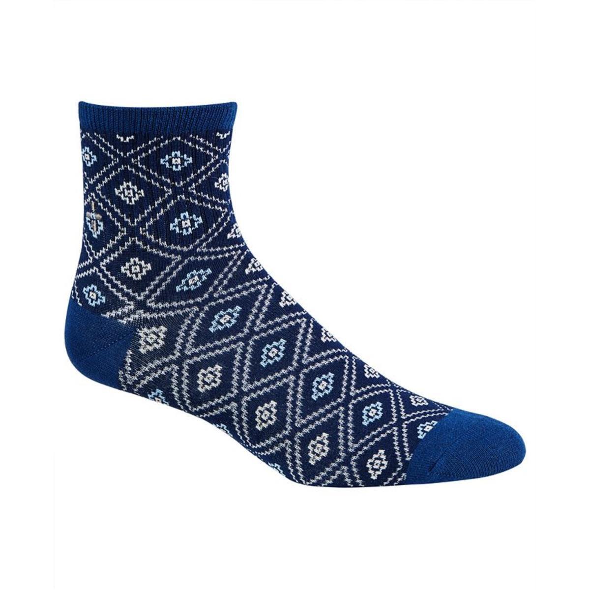 Sun Stone Mens Novelty Diamond Half-Calf Color Blue Diamond ONE SIZE