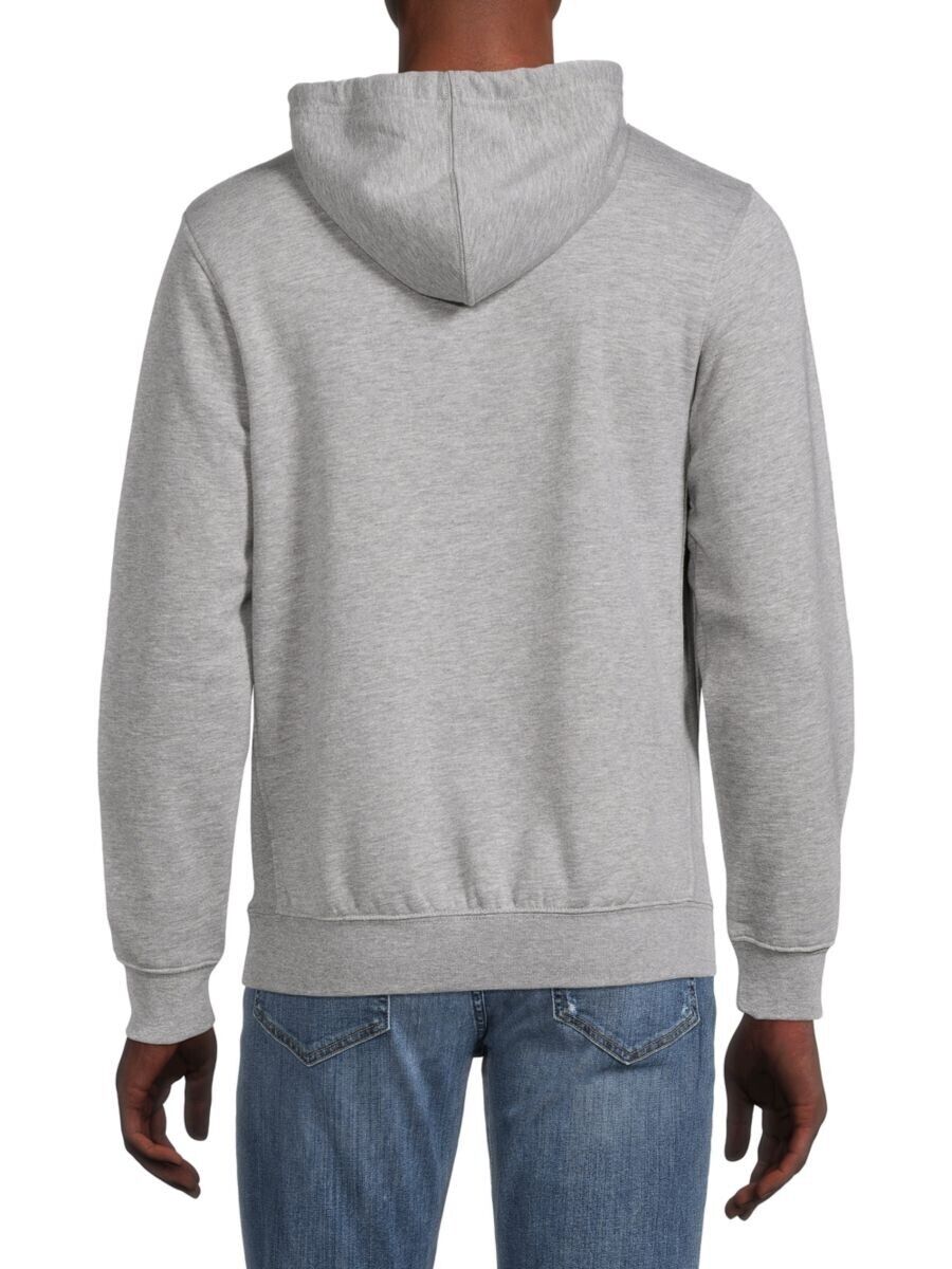 Caterpillar Men's Foundation Logo-Print Hoodie Color Heather Grey-Niagara Size S