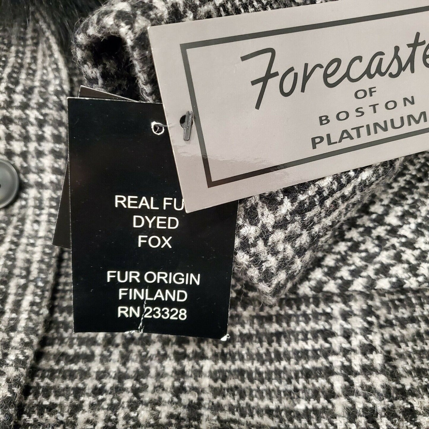 Forecaster Women’s Fox-Fur-Collar Reefer Coat 66169 Size 8