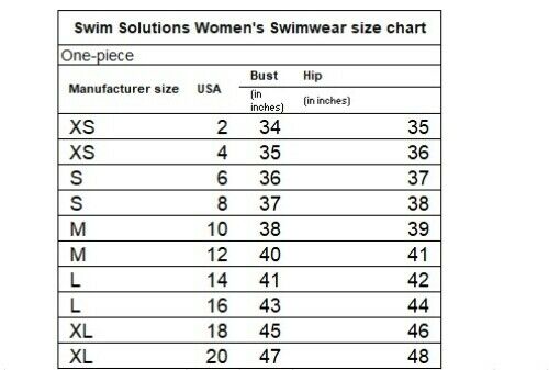 Swim Solutions VINTAGE DITSY NAVY Off-the-Shoulder One-Piece Swimsuit