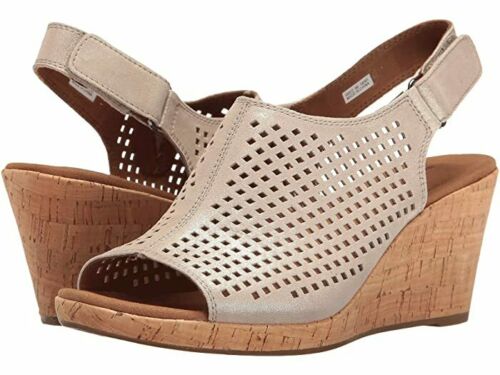 Rockport Briah Metallic KhakiPerf Sling Size 11M