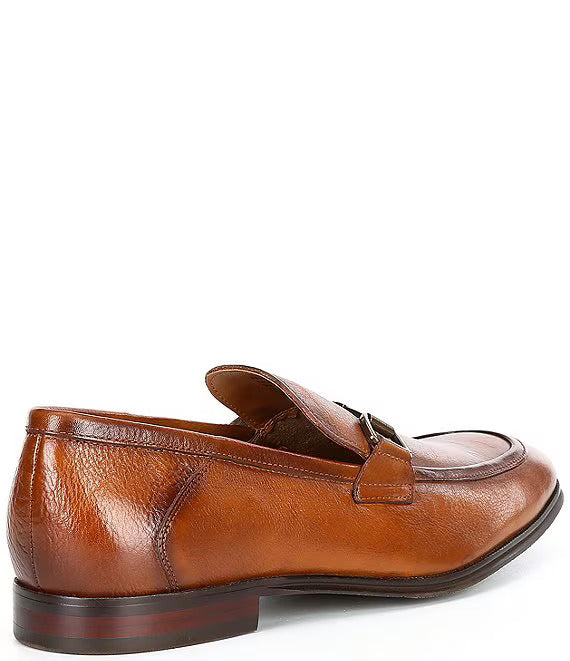 Steve Madden Men's Caspin Bit Dress Loafers  Tan Leather Size 10