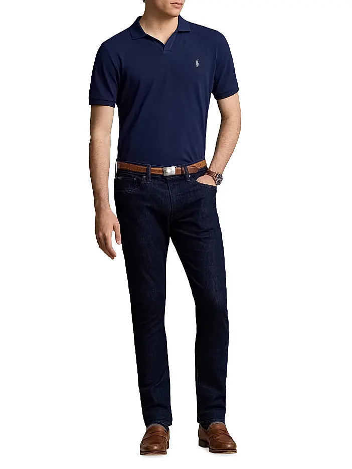 Polo Ralph Lauren Men's Classic-Fit Johnny Collar Soft Cotton Polo Shirt  Refined Navy Size M