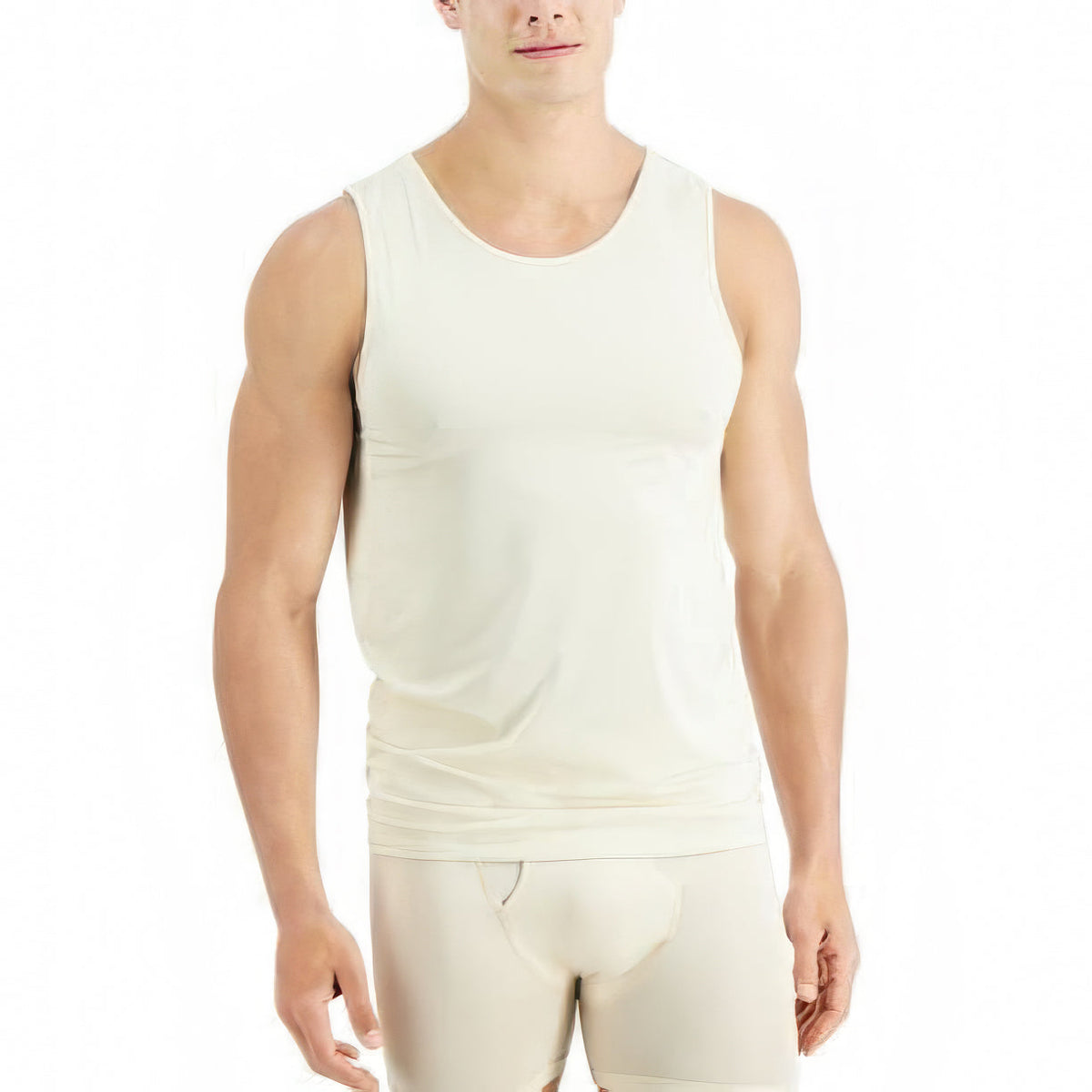 ALFANI Men's Air Mesh Undershirt  Fair Size M