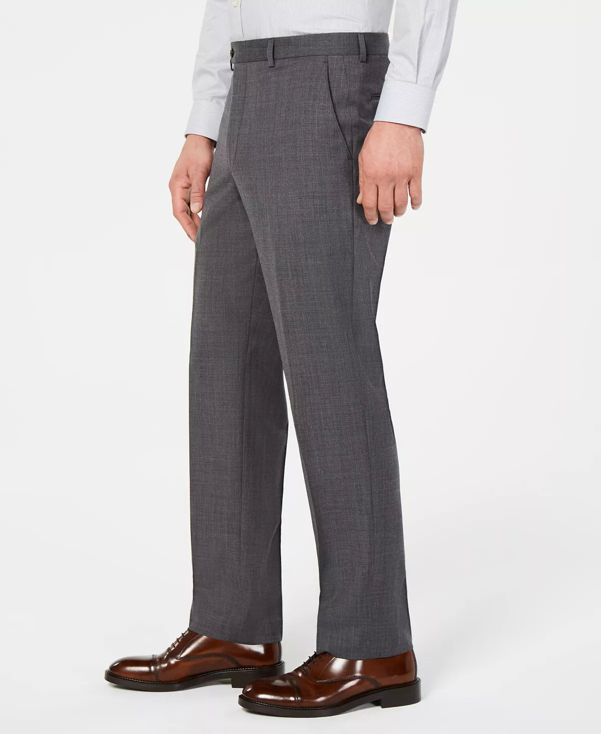 Lauren Ralph Lauren Men's Wool-Blend Classic-Fit UltraFlex Suit Pants  Color Gray W38xL30