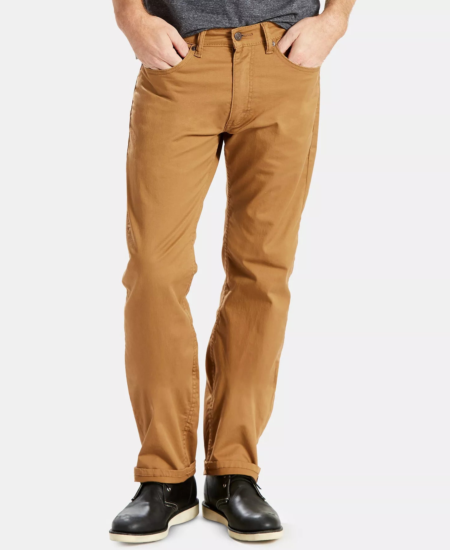 Levi's Men's 505 Regular-Fit Stretch Jeans  Caraway W32xL30