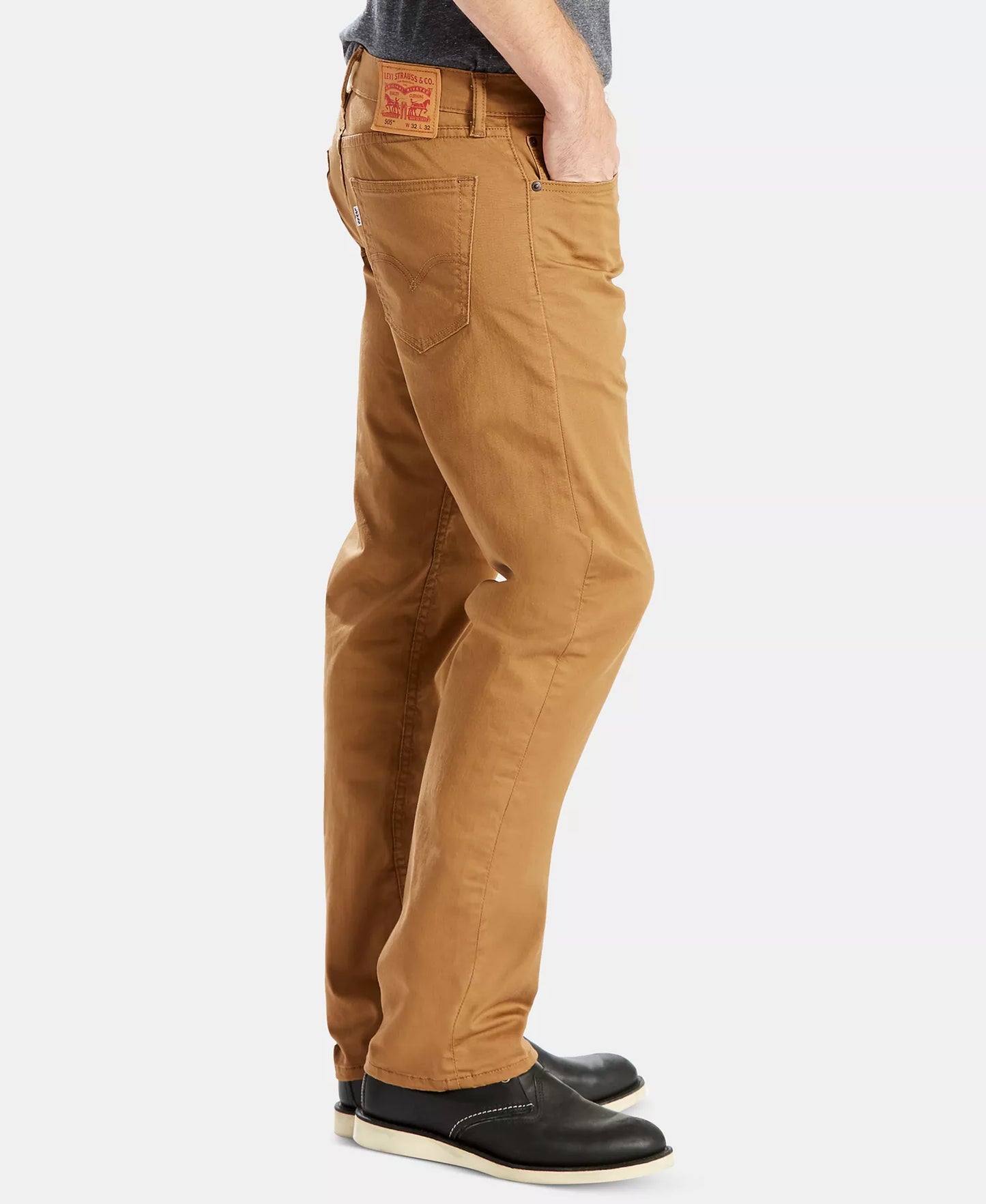 Levi's Men's 505 Regular-Fit Stretch Jeans  Caraway W32xL30