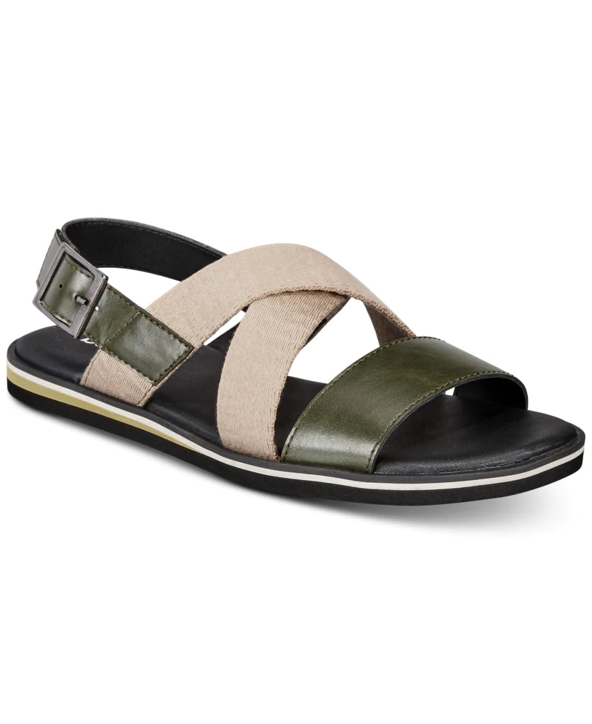 Bar III Men's Knox Strap Sandals  Olive Green Size 7