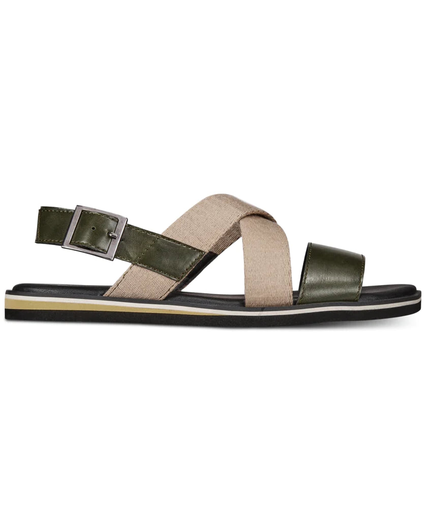 Bar III Men's Knox Strap Sandals  Olive Green Size 7