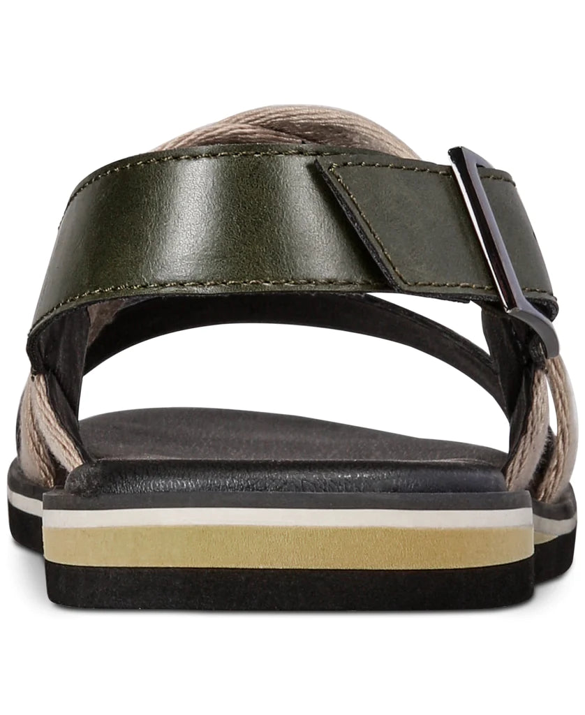 Bar III Men's Knox Strap Sandals  Olive Green Size 7