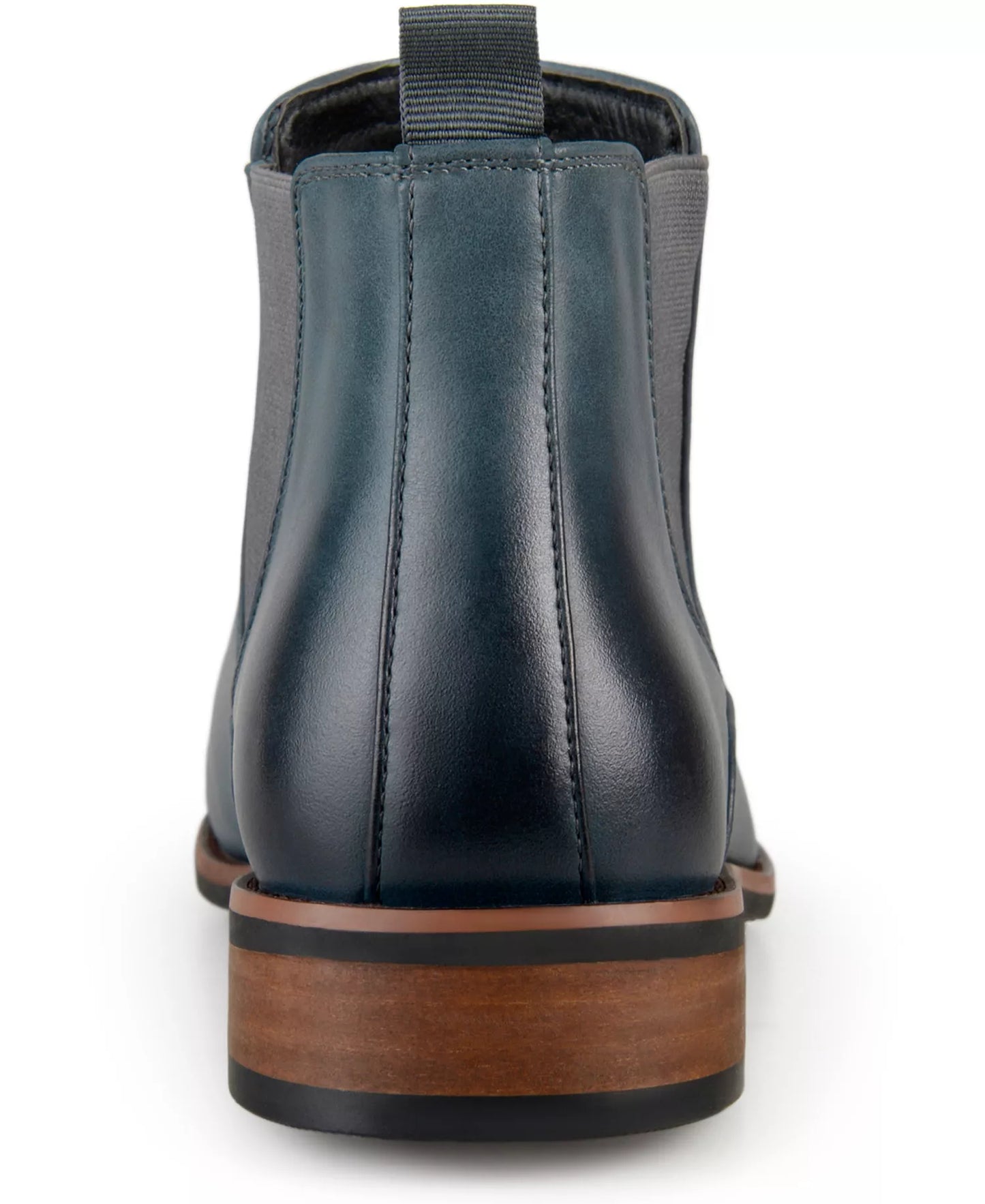 Vance Co Men's Landon Dress Boots  Navy Size 7.5W