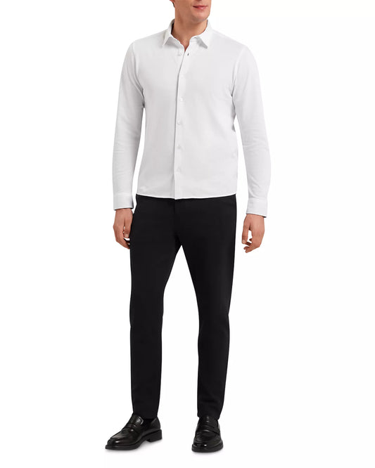 Ted Baker Men's Regular-Fit Cotton Lyocell Shirt  White Size 3/M