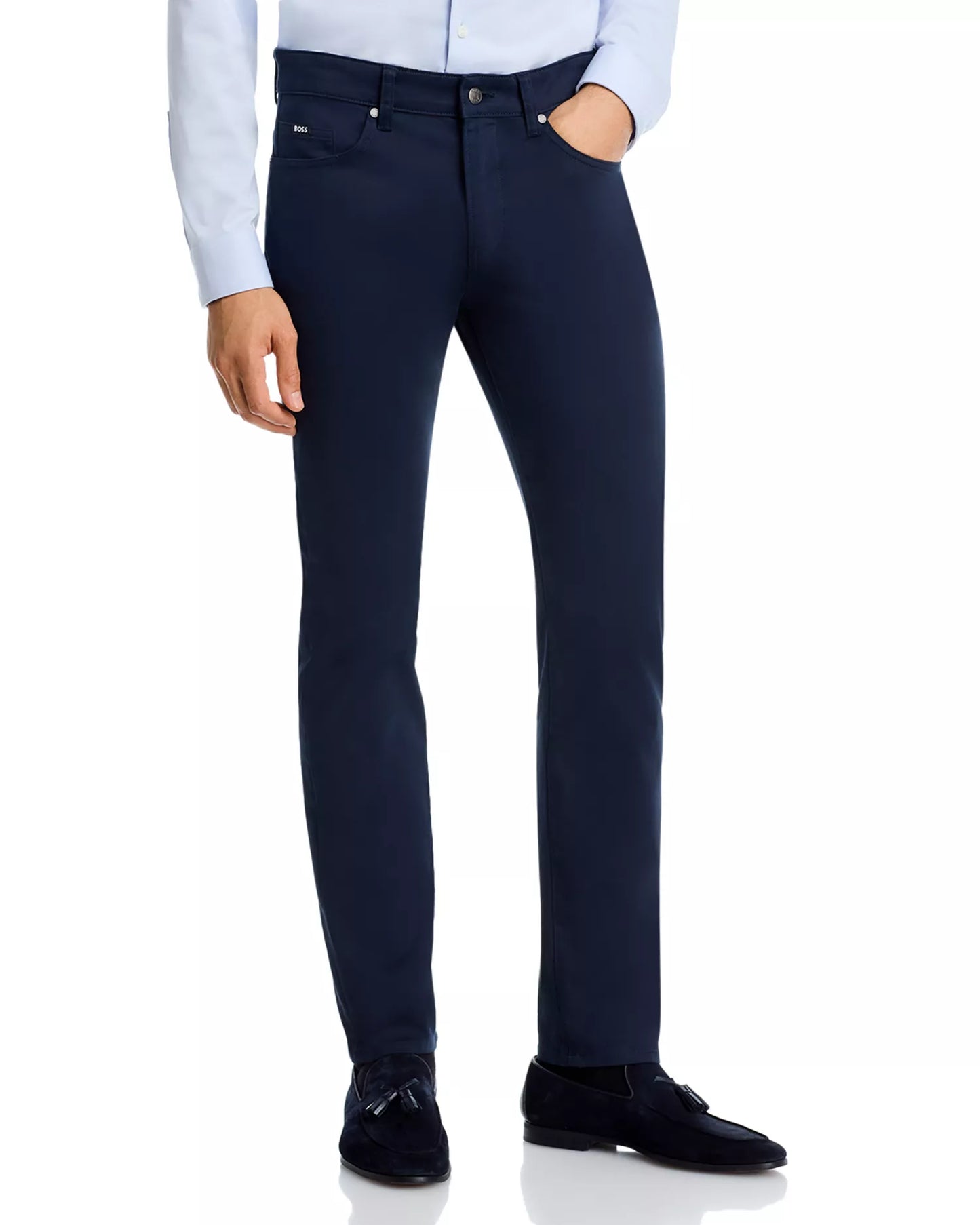 Hugo Boss Men's Slim-Fit Delaware Dream of Nile Jeans  Dark Blue W30xL32