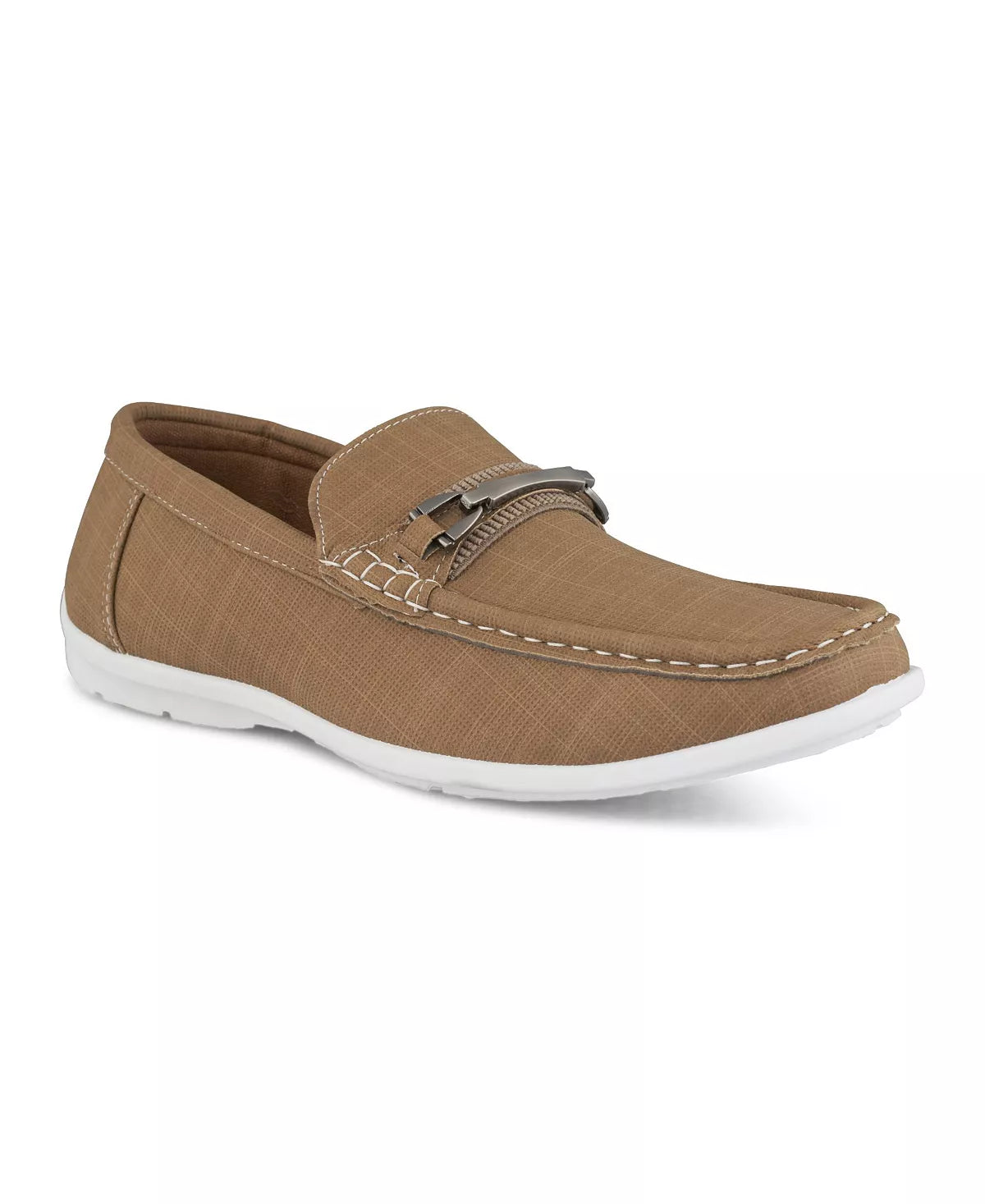 AKADEMIKS Men's Moccasin Loafers  Tan Size 10