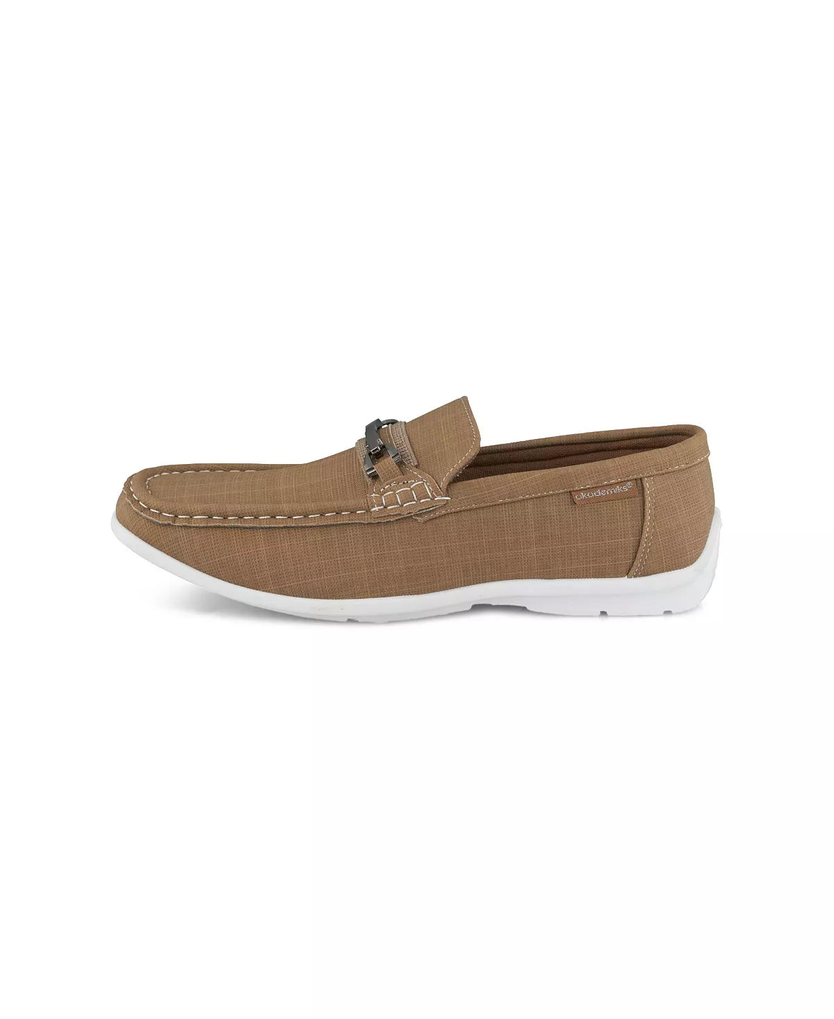 AKADEMIKS Men's Moccasin Loafers  Tan Size 10