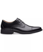 Clarks Men's Whiddon Cap-Toe Oxfords  Black Size 11W