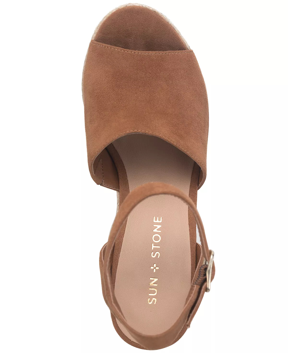 Sun+Stone Women's Fey Espadrille Dress Sandals  Color Cognac Size 7.5M