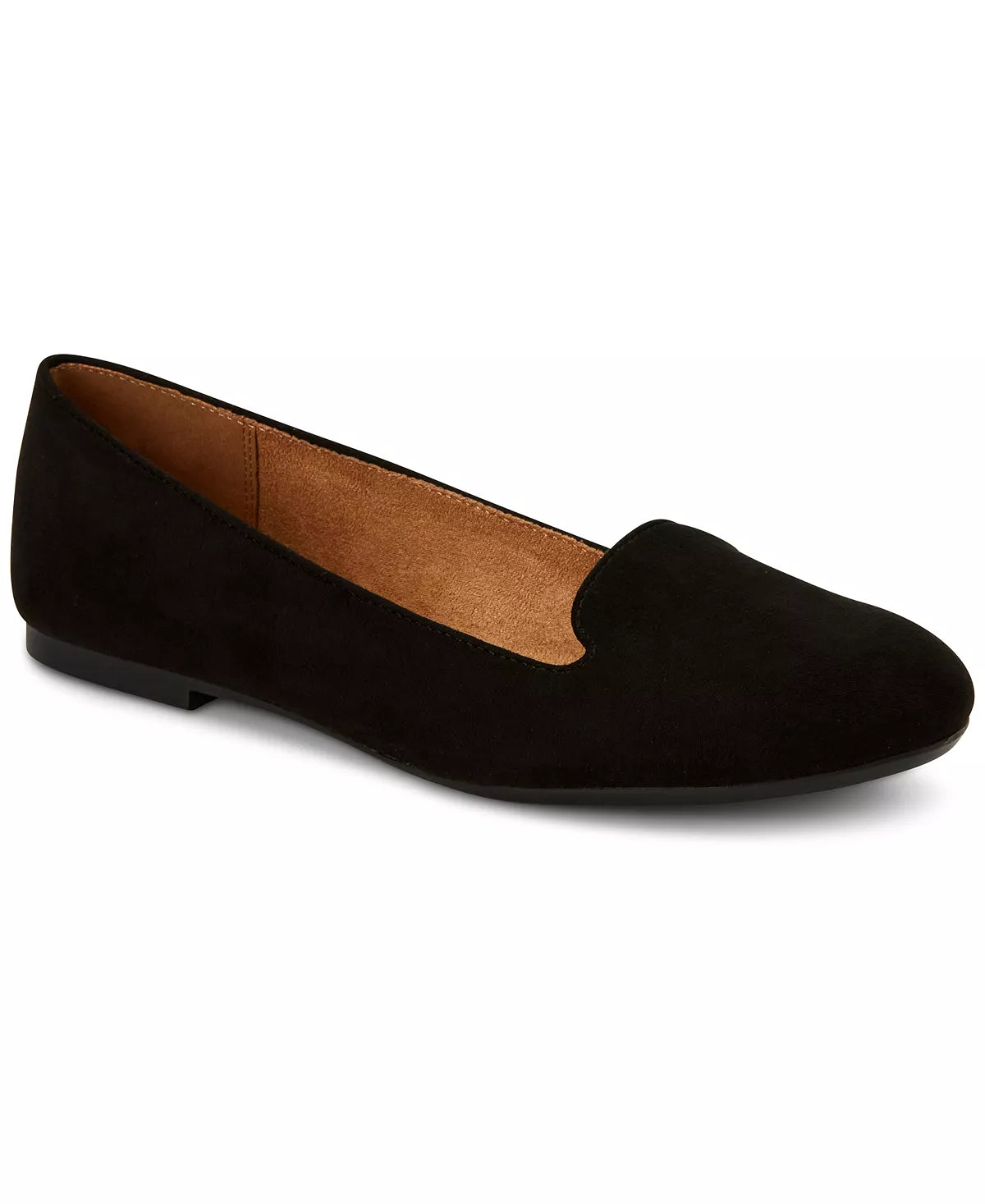 Style & Co Women's Alyson Slip-On Loafer Flats  Color Black Micro Size 12M