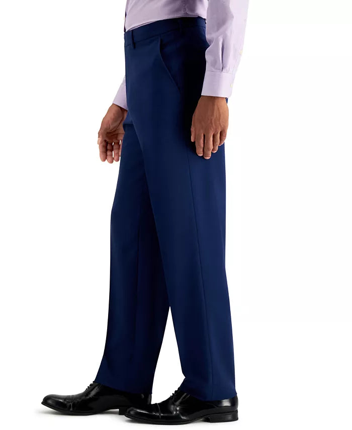Nautica Men's Modern-Fit Bi-Stretch 2-Pc Suit  Color Blue Solid Size 46R 40 Waist