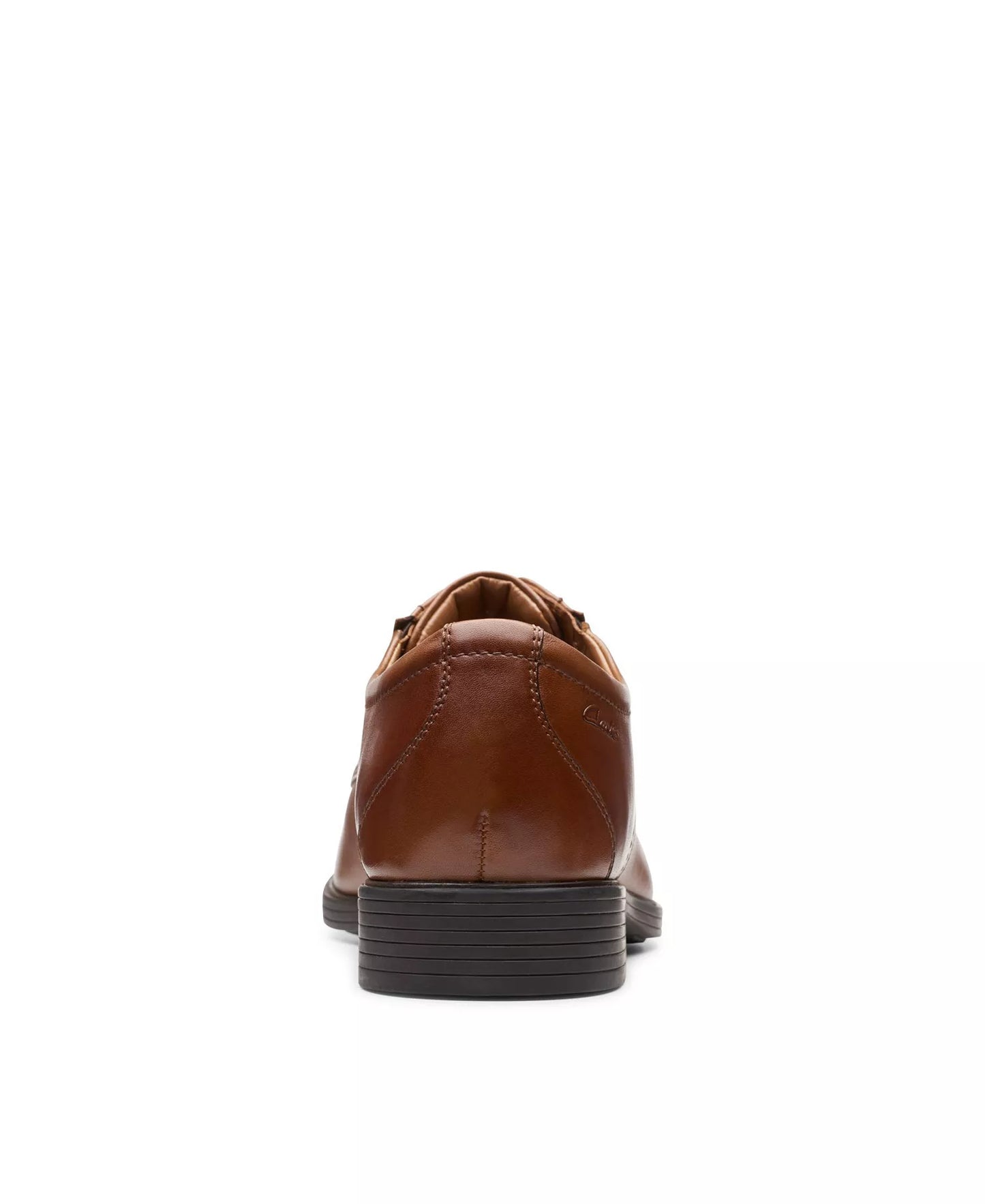 Clarks Men's Whiddon Plain Oxfords  Dark Tan Light Size 11