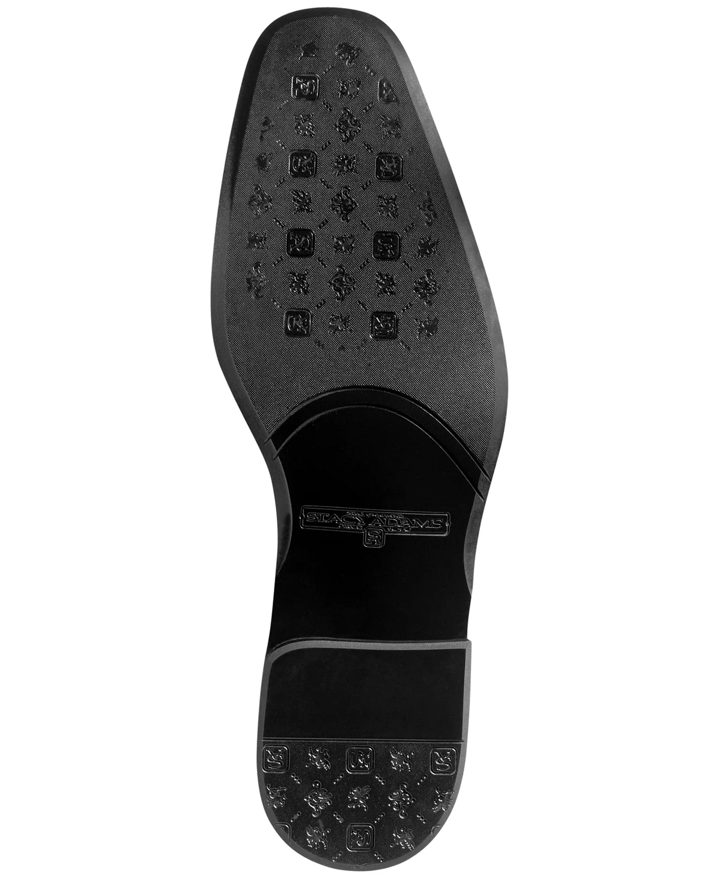 Stacy Adams Men's Beau Bit Perforated Leather Loafers  Black Size 12W