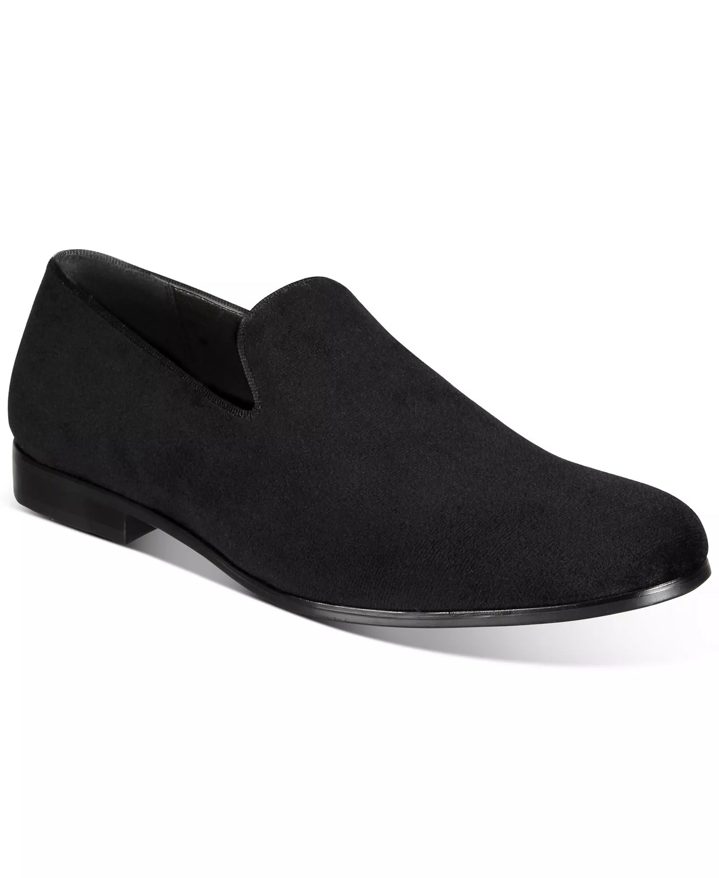 Alfani Men's Zion Smoking Slipper Loafers  Black Size 13