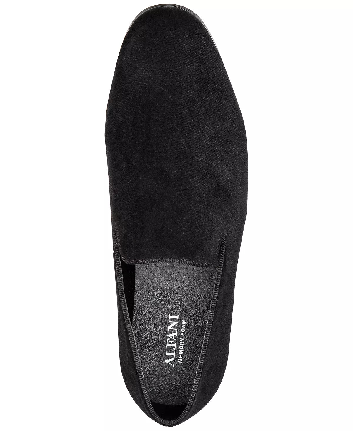 Alfani Mens Zion Smoking Slipper Loafer Color Black Size 9.5M