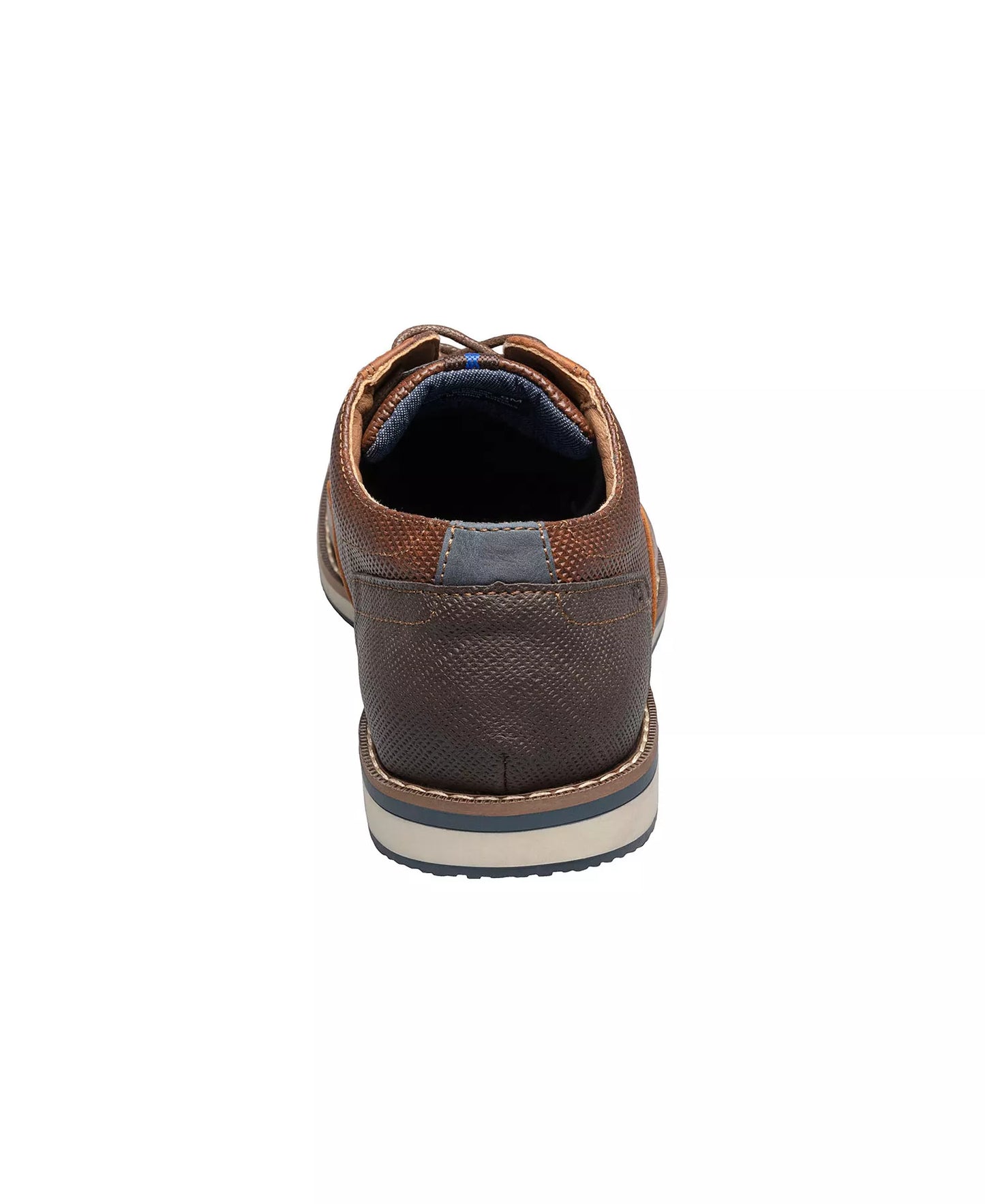 Nunn Bush Men's Circuit Plain Toe Lace-Up Oxfords  Brandy Size 7
