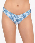 Salt Cove Juniors Tie-Dyed Ribbed Scoop Hipster Bottoms  Color Midnight Blue Size XL